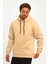 Erkek 3 Iplik Kapşonlu Oversize Sweatshirt 2