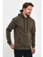 Erkek 3 Iplik Kapşonlu Oversize Sweatshirt 2