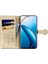 Realme 12 Pro Darbeye Kapak Kapak Için Kılıf Kısa Kayış Deri Kılıf (Yurt Dışından) 4