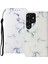 Samsung Galaxy S22 Ultra Mermer Desen Tam Koruma Pu Için Flip Case (Yurt Dışından) 5