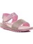 24-408-P Pembe Simli Çocuk Sandalet 1