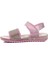 24-408-P Pembe Simli Çocuk Sandalet 3