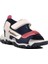 24-410-F Lacivert-Beyaz-Kırmızı Çocuk Sandalet 1