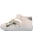24-404-B Beyaz-Gümüş Bebek Sandalet 3