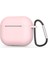 Air Pods 3. Nesil Standart Silikon Kılıf-Pembe 1