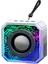 Şeffaf Mecha Bluetooth Hoparlör Rgb Pikap Açık Taşınabilir Ev Fener Küçük Mini Hoparlör Beyaz (Yurt Dışından) 1