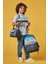 Kids Turkuaz Gri Batik 3’lü Okul Çanta Seti SET0123768 2