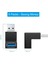 USB 3.0 90 Derece Genişletici Adaptör Erkek - Dişi USB 3.0 Konektörü Yukarı/aşağı Açı USB Aygıtları Için USB Genişletici, 6'lı Paket (Yurt Dışından) 3