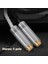 Dişi Jak Ses Fişi Dengeli Stereo Kulaklık 4.4mm 5 Kutuplu Metal Adaptör Kablosu Konektörü Kulaklık Gümüş (Yurt Dışından) 4