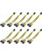 10 Adet Grafik Kartı Güç Kablosu 6 Pin Dişi Çift 8 Pin Erkek Adaptör Kablosu 6 + 2 Pin Uzatma Kablosu Grafik Kartı Için (Yurt Dışından) 4
