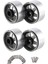 4 Adet 1.9 Inç Metal Beadlock Tekerlek Göbeği Jant 1/10 Rc Paletli Eksenel SCX10 Iı Iıı Trx4 D90, Gri (Yurt Dışından) 3