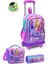 Kids Pembe Mor Milkshake Dondurma Desenli 3'lü Çanta Seti SET0123949 1