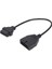 Araç Teşhis Aracı Obd2 Konnektör Adaptörü Için 12 Pin To Obd2 16 Pin Kablo Otomatik Tarayıcı Adaptörü (Yurt Dışından) 1