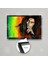 Bob Marley Müzik Efsane Sanatçı Sanat Dekor Çerçeveli Yatay Kanvas Tablo 1
