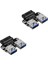 2 Adet USB 3.0 Anakart Adaptörü USB 3.0 19 20 Pin Dişi Çift USB 3.0 Dişi Dahili Başlık Adaptörü Dönüştürücü (Yurt Dışından) 3
