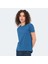 VIRAJ Kadın Slim Fit Tişört Petrol 5