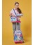 Kids Turkuaz Pembe Dondurmalı Kedi Desenli Üç Bölmeli Çekçekli 3'lü Çanta Seti SET0123951 2
