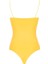 Ip Askılı Degaje Yaka Bodysuit - Sarı 2