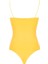 Ip Askılı Degaje Yaka Bodysuit - Sarı 2