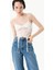 Wide Leg Jean Pantolon - Indigo 4