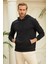 Erkek 3 Iplik Şardonlu Bol Kesim Sweatshirt 1