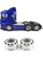 Metal Ön Arka Tekerlek Jant Hub'ları Tamiya Kamyon Için 1/14 Rc Traktör Römork Kargo Araba Tekerlekleri Lastikleri, Arka 44MM, 2 Adet (Yurt Dışından) 4