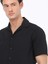 Siyah Desenli Regular Fit Dokuma Casual %100 Pamuk Gömlek 4