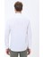 Nil Yeşili Baskılı Regular Fit Dokuma Casual %100 Pamuk Gömlek 4