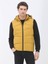 Sarı Regular Fit Kapüşonlu Casual Dokuma Spor Yelek 1