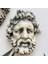 Laocoön'un Efsanesi ve Atina Kahramanı Eskitme Duvar Heykeli 2'li Set, Ev Ofis Duvar Dekoru, Hediye 2