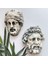 Laocoön'un Efsanesi ve Atina Kahramanı Eskitme Duvar Heykeli 2'li Set, Ev Ofis Duvar Dekoru, Hediye 5