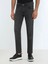 Koyu Gri Slim Fit Denim Pamuk Karışımlı Pantolon 1