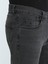 Koyu Gri Slim Fit Denim Pamuk Karışımlı Pantolon 3
