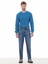 Lacivert Denim Pamuk Karışımlı Pantolon 2