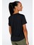 Dri-Fit One Swoosh Graphic Running Standart Fit Kesim Siyah Kadın Tişört 4