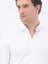 Beyaz Slim Fit Casual %100 Pamuk Gömlek 4