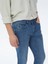 Lacivert Slim Fit Denim Pamuk Karışımlı Pantolon 3