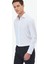 Beyaz Düz Slim Fit Dokuma Klasik %100 Pamuk Gömlek 1