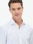 Beyaz Düz Slim Fit Dokuma Klasik %100 Pamuk Gömlek 3