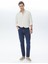 Lacivert Slim Fit Denim Pamuk Karışımlı Pantolon 1