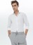Beyaz Düz Slim Fit Dokuma Klasik %100 Pamuk Gömlek 1