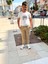 Çocuk Esnek Lastikli Bel Canvas 5 Cep Okul Pantolon 2