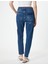 Yüksek Bel Kot Pantolon Slim Fit Düz Paça Pamuklu - Eve Slim Jean 4