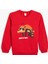 Sweatshirt Hayvan Baskılı Bisiklet Yaka Pamuklu 1
