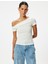 Kısa Kollu Tişört Omzu Açık Slim Fit 3