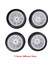 Adet 58MM Lastikler 12MM Altıgen Tekerlekler Sünger ile 1/10 1/12 Rc Drift Araba 3racing Sakura M4 M5 Mst Tcr Tamiya M04 M05 (Yurt Dışından) 5