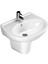 Oval 40X50  Lavabo, Yarım Ayak 1