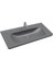 Saturn 100X45 cm Mat Antrasit Etajer Uyumlu Lavabo A142031K 1