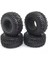 4 Adet 125MM 2.2 Inç Kauçuk Jant Lastikleri Lastik 1/10 Rc Paletli Araba Eksenel SCX10 90046 RR10 Wraith Traxxas Trx4 Trx-6 (Yurt Dışından) 1