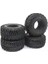 4 Adet 125MM 2.2 Inç Kauçuk Jant Lastikleri Lastik 1/10 Rc Paletli Araba Eksenel SCX10 90046 RR10 Wraith Traxxas Trx4 Trx-6 (Yurt Dışından) 3